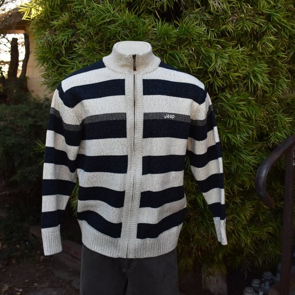 JEEP Other - MEN'S JEEP ZIP FRONT CARDIGAN SZ XXL